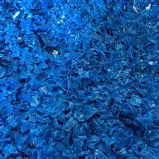 LDPE Flakes Blue color