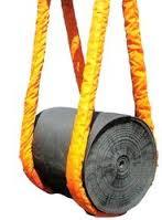 Yellow And Black Allsafe Polyester Web Slings