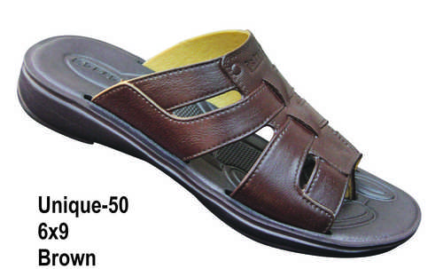 Eva Gents Slipper Black Colour