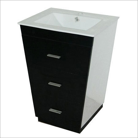 Black Bathroom Cabinet