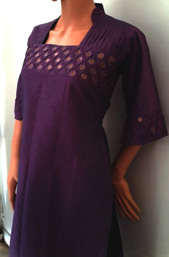 Handloom Cotton Kurta double shaded
