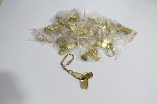 Brass Propeller Key Chain Set Of 50