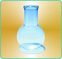 Flask Round Bottom Wide Neck - Application: Laboratory