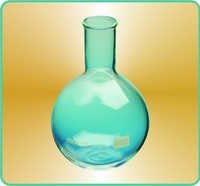 Flask Flat Bottom And Narrow Neck - Glass, Capacity Options: 50ml To 20,000ml | Beaded Rim, Compliant With Din 12347 & Iso 1773 Standards