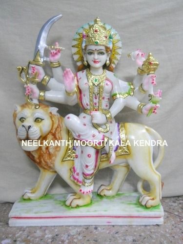 Marble Durga statue