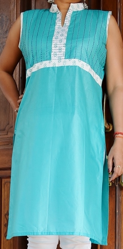 Cotton Sleeveless Kurta