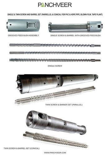 Single And Twin Screw & Barrel Application: Industrial