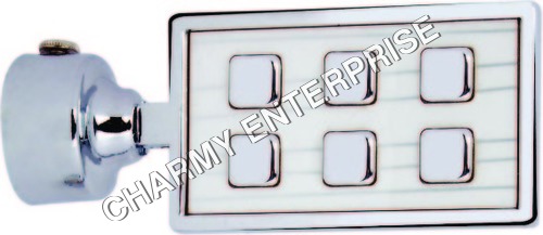 Square Silver Curtain Bracket