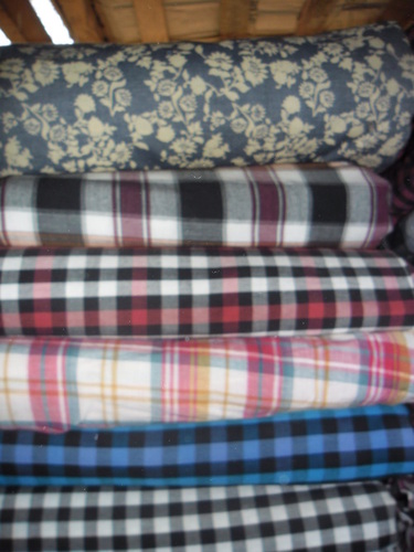 Cotton Weaved Checked Fabric