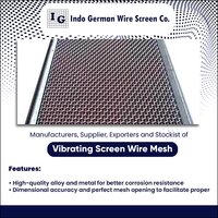 Vibrating Screen Mesh Application: For Industrial