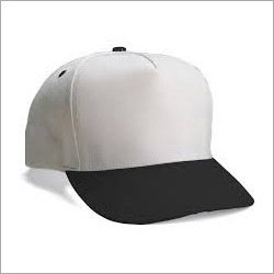 Promotional Caps - Cotton/Polyester One Size Fits Most White/Black | Adjustable Strap Embroidery Ready Durable Comfortable Customizable