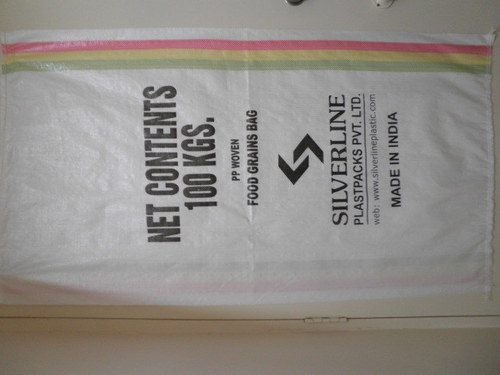 woven rice bags