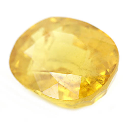 6.39Cts Yellow Sapphire Gemstone in India