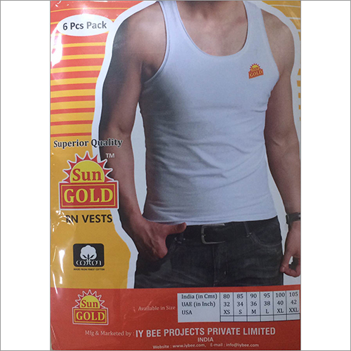 Plain Mens Vests
