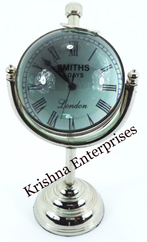 Nautical Moon Stand Clock