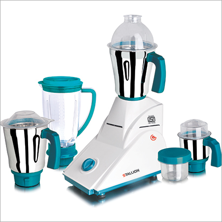 White And Sky Blue Heavy Duty Juicer Mixer Grinder