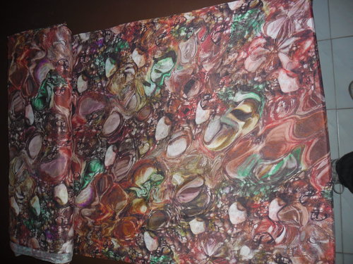 Colored Viscose Chiffon Fabric