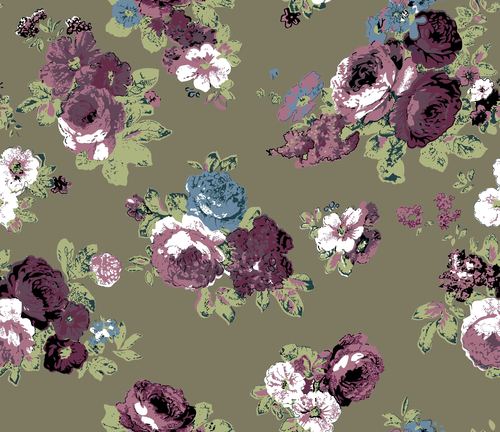 Viscos Moss Crepe febric