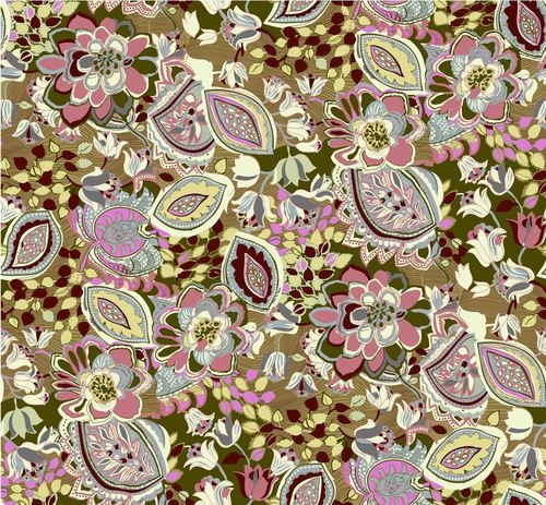 Viscos Moss Crepe febric