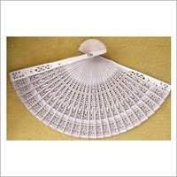Bamboo Hand Fans - Variable Dimensions, Off-white Color | Lightweight, Intricate Design, Durable Bamboo, Easy To Use, Cooling Comfort