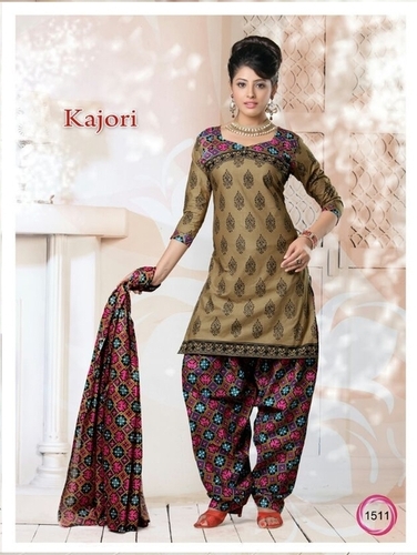 Cotton Unstitched Salwar Kameez
