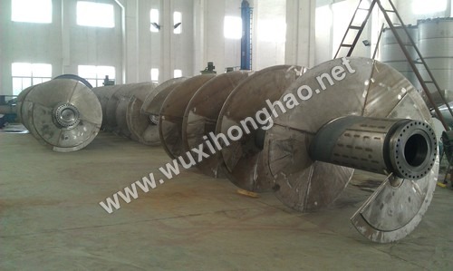 Silver Screw Conveyor