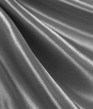 Satin grey fabric