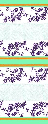 Stoles - Silk, 72x12 Inches, Purple | Elegant Floral Design, Soft Fabric, Comfortable Feel