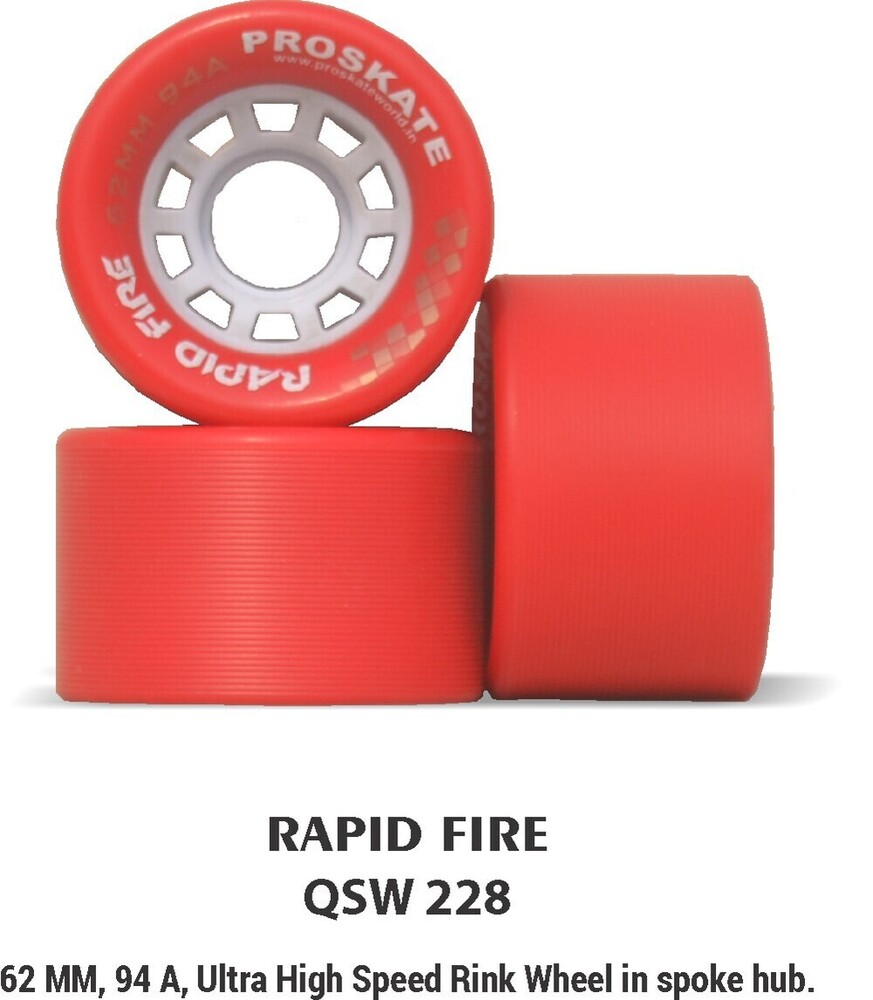 PROSKATE RAPID FIRE QUAD SKATE WHEEL QSW 228