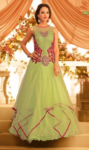 Beautiful Indian Liril Green Gown