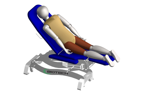 Phantom 5 Section Physiotherapy Treatment Table