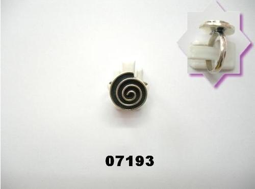 Circle Plain Silver Ring