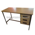 Teacher Desk - Plywood & Metal, Variable Dimensions, Beige | 3 Drawers, Termite Proof, Moisture Treated, Compact Design, Long Lasting Shine