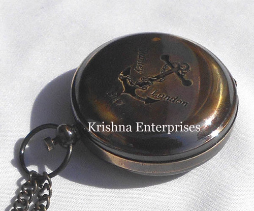 Antique Brass Compass