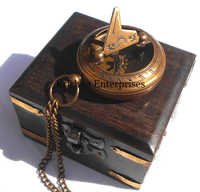 Antique Sundial Push Button