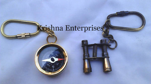 Compass With Binocular Key Chain