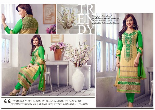Neha Sharma - Beautiful Exclusive Designer Suit