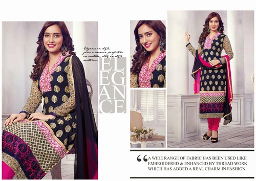 Neha Sharma - Beautiful Exclusive Designer Suit