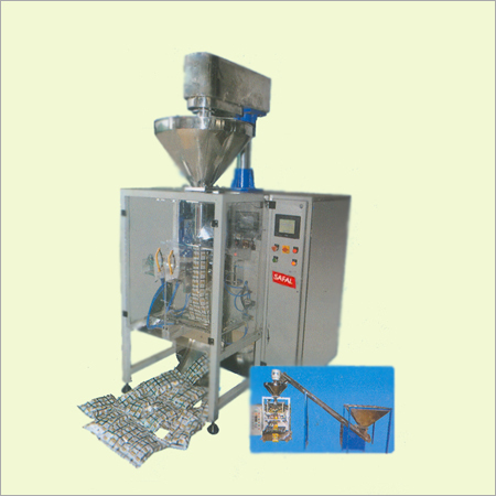 Fully Pneumatic FFS Machine (Auger Filler) (SPS-06) - SS 304, 2500x900x1000mm, 3KW | Automated Filling, Accurate Dispensing, Center Seal