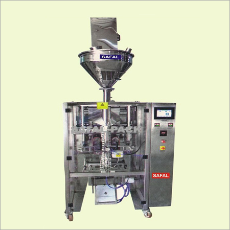 Servo Baggar with Servo Auger (SPS-07) - Stainless Steel, 2200x1000x1200mm, 2Hp, 45-80 Pouch/Min | Accurate Filling, Versatile Packaging, Powder Handling, Durable Design
