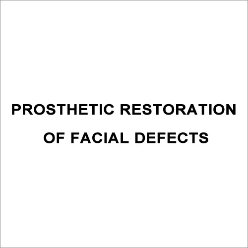 Maxillofacial Prosthetic Rehabilitation
