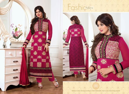 Ayesha Takia - Beautiful Embroidery Designer Suit 