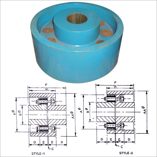 Flexible Pin Bush Type Drum Coupling