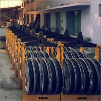 Transmission Stringing Blocks - Steel, Variable Sheave Diameter, High Load Capacity | Corrosion Resistant, Durable Finish, Low Maintenance, High Strength