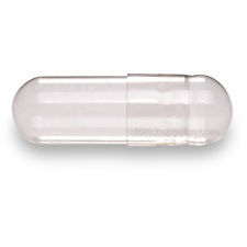 Empty Transparent White Capsules