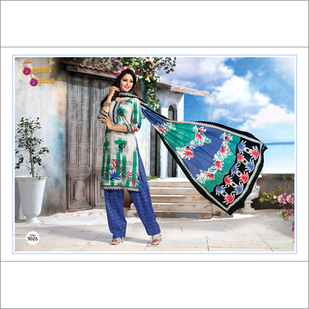 Multi Color Season'S Special / Cotton Unstitched Salwar Kameez