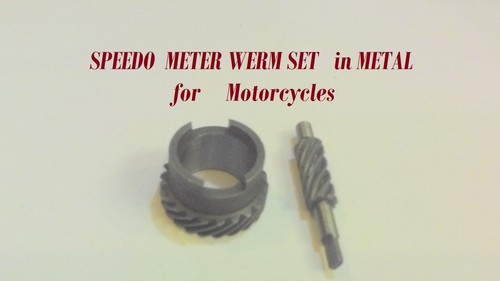 SPEEDO METER WERM SET IN METAL