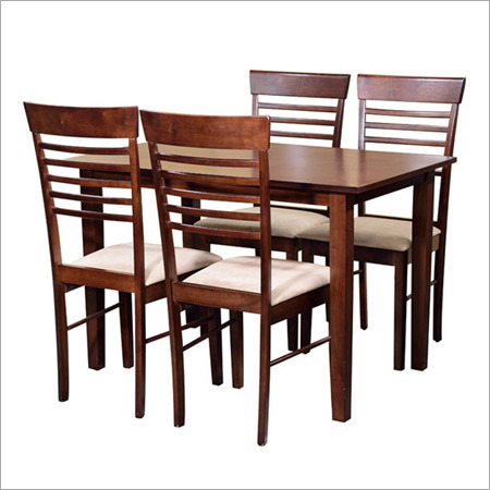 4 Seater Wooden Dining Table Set