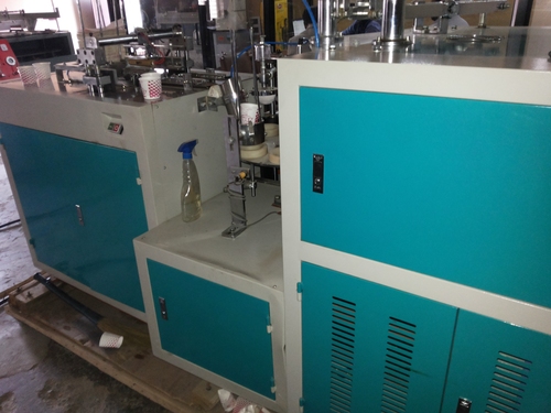 EXCELLENT COUNDITION PAPER CUP RXZ 1510 MACHINE & MOULDS  URGENTLY SALE IN BALAGHAT M.P