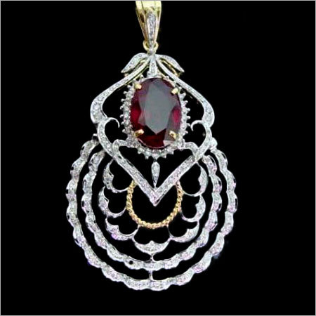 Trendy Diamond Pendant